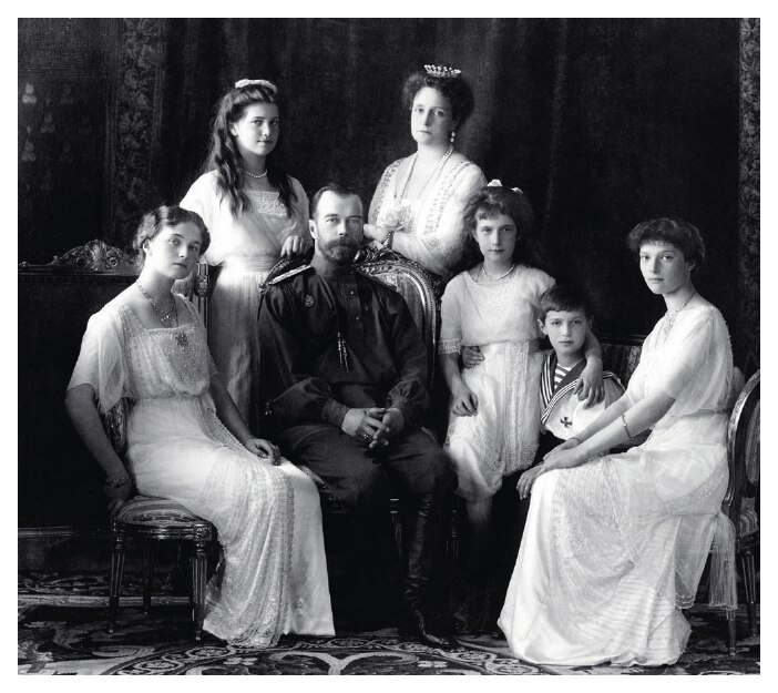 The Romanov family, 1913
