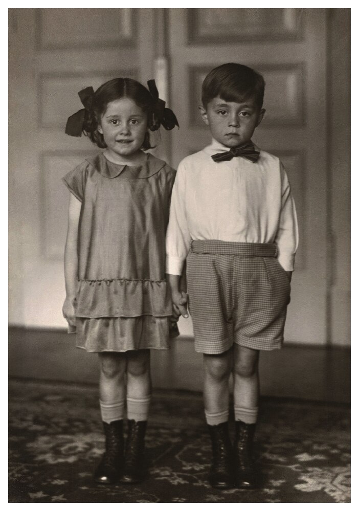 Two children, portrait